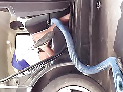 洗車セクシーな 10 代の upshorts!2