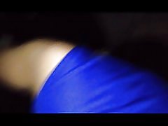 夜の駐車場に彼女の性交